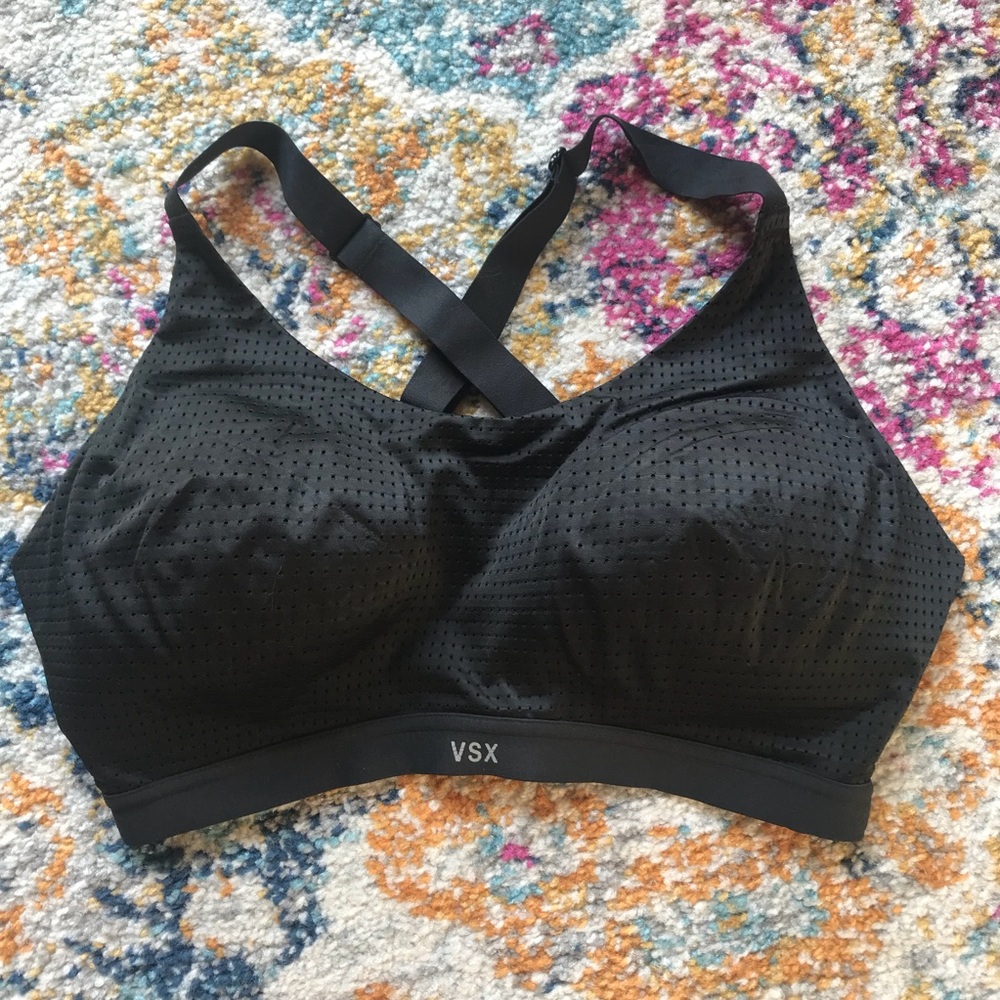 VICTORIAS SECRET black sports bra - Picture 2 of 4